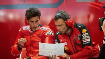 Marc Márquez con Ducati