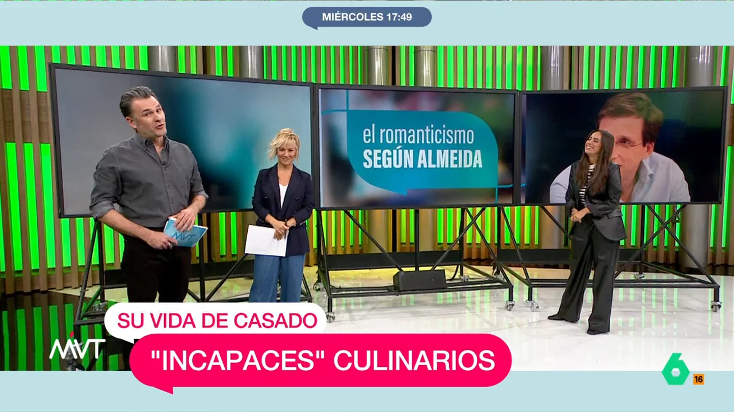 El consejo de Iñaki López a Almeida tras confesar su 'incapacidad' en la cocina Iñaki López analiza en Más Vale Tarde las confesiones de José Luis Martínez-Almeida en 'El Hormiguero', donde reconocía que él y su pareja "no sumamos un huevo frito". En este vídeo, el presentador le recomienda las 'clases' del programa.