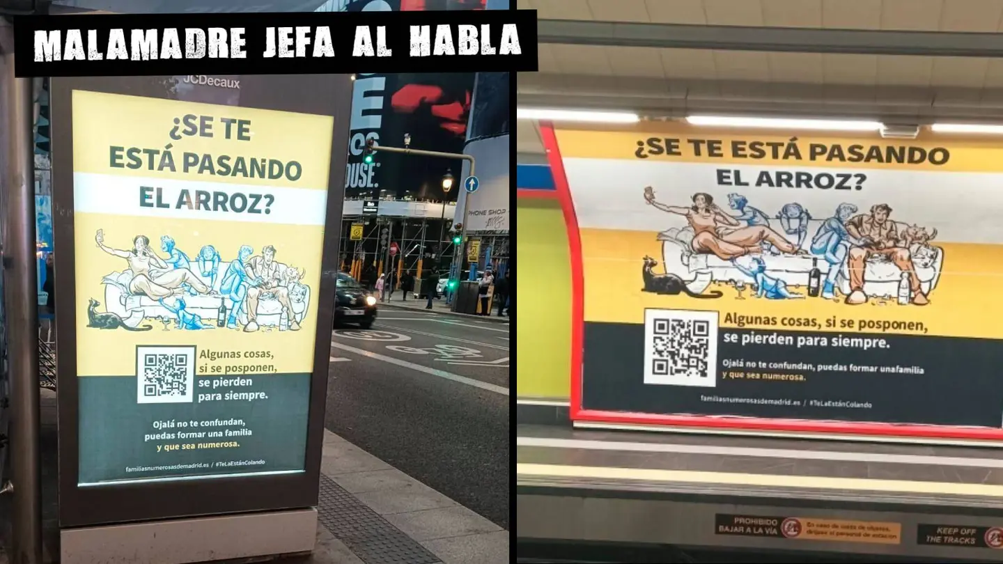 Carteles de la campaña de la Asociación de Familias Numerosas. Carteles de la campaña de la Asociación de Familias Numerosas.