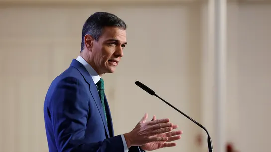 El presidente del Gobierno, Pedro Sánchez, en una rueda de prensa tras reunión del Consejo Ministros. El presidente del Gobierno, Pedro Sánchez, en una rueda de prensa tras reunión del Consejo Ministros.