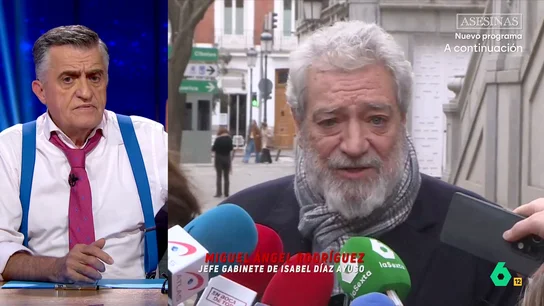 EL INTERMEDIO - Wyoming, sobre las explicaciones de Miguel Ángel Rodríguez: "Tiene más lagunas que un concesionario de segunda mano" EL INTERMEDIO - Wyoming, sobre las explicaciones de Miguel Ángel Rodríguez: "Tiene más lagunas que un concesionario de segunda mano"