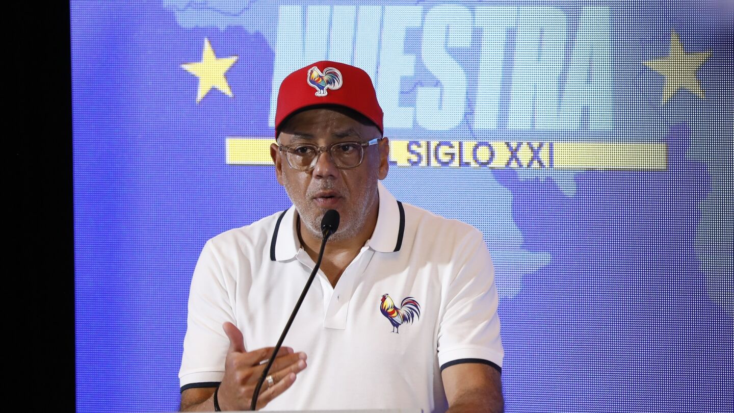 El presidente de la Asamblea venezolana, Jorge Rodríguez.