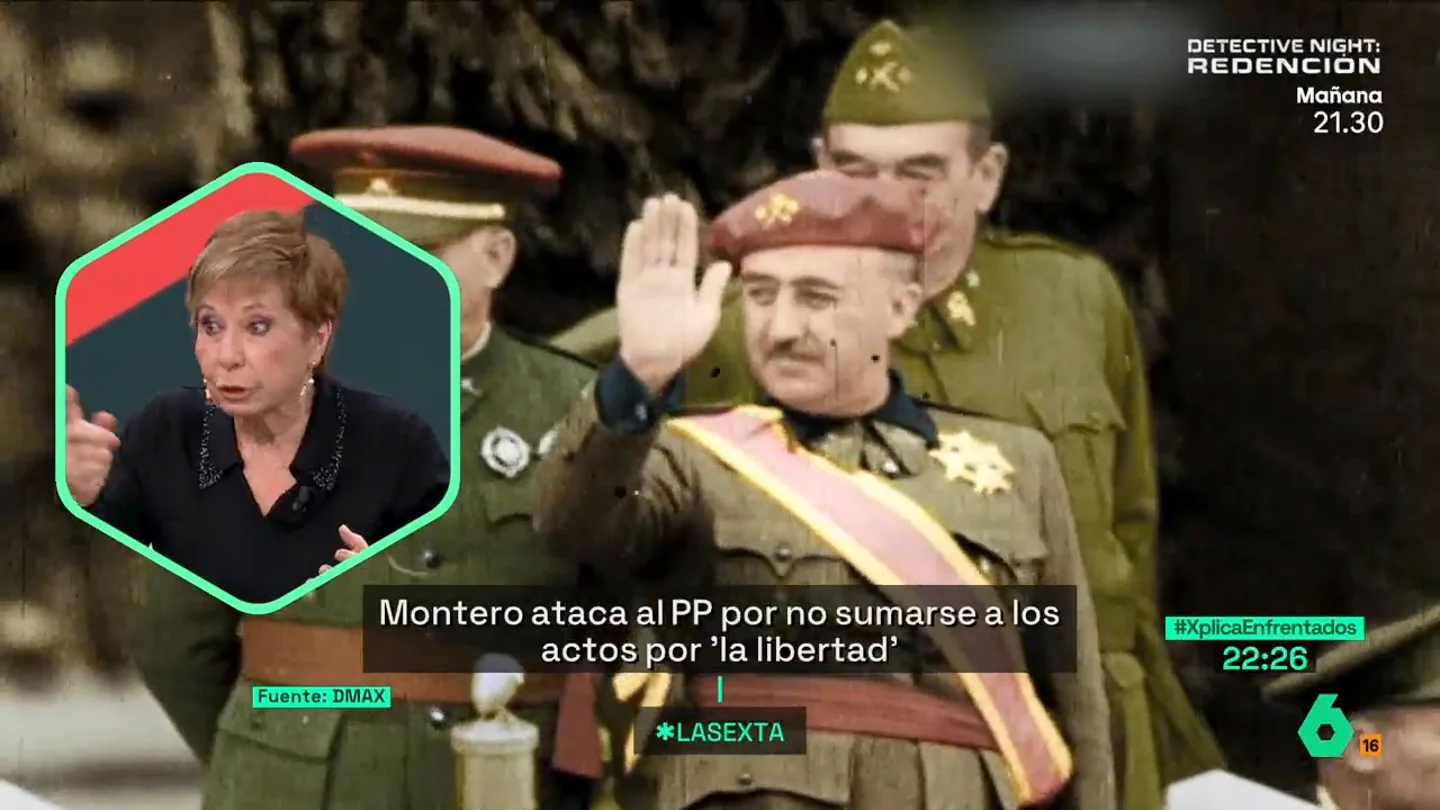 Celia Villalobos cree que los actos de Sánchez por la muerte de Franco son "un error": "Lo que vivimos en 1975 y 1976 no era democracia, ni se le parecía" Celia Villalobos cree que los actos de Sánchez por la muerte de Franco son "un error": "Lo que vivimos en 1975 y 1976 no era democracia, ni se le parecía"