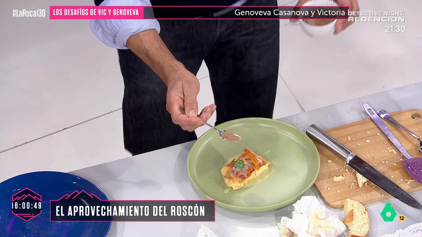 Así convierte Juan del Val las sobras del roscón en unas deliciosas torrijas Así convierte Juan del Val las sobras del roscón en unas deliciosas torrijas