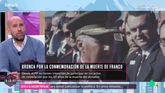 Gonzalo Miró: "No entiendo qué hay de malo en aleccionar a la gente de que la dictadura fue lo peor que le ha pasado a España" Gonzalo Miró: "No entiendo qué hay de malo en aleccionar a la gente de que la dictadura fue lo peor que le ha pasado a España"