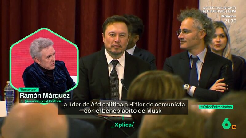 Ramoncín, sobre la entrevista de Musk a la líder del partido 'neonazi' alemán: "Hay que analizar qué está ocurriendo"