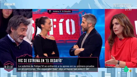 Juan del Val habla del paso de Victoria Federica por El Desafío Juan del Val habla del paso de Victoria Federica por El Desafío