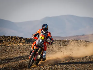El piloto australiano Daniel Sanders en el Dakar 2025 El piloto australiano Daniel Sanders en el Dakar 2025
