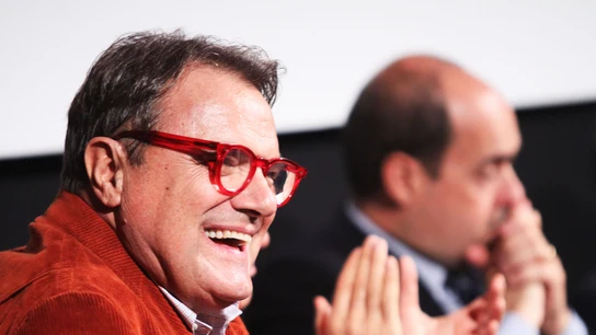 Oliviero Toscani en una conferencia en Roma. Oliviero Toscani en una conferencia en Roma.