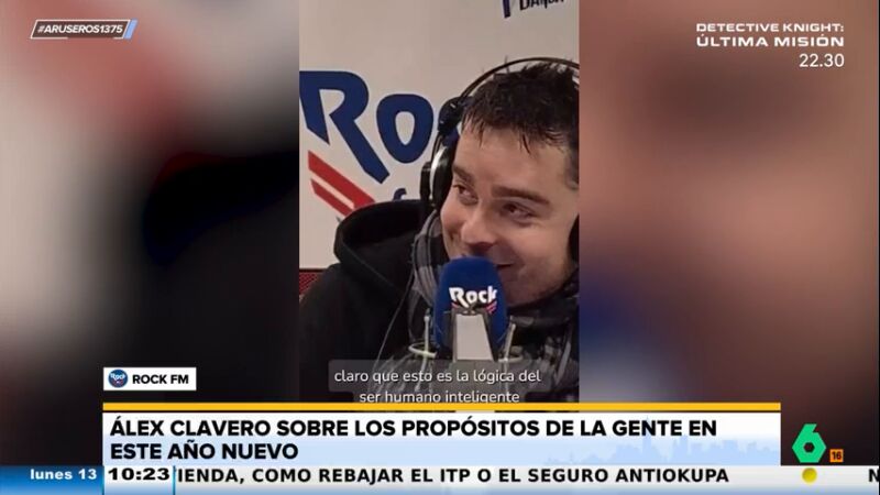 La reflexión de Álex Clavero sobre los propósitos de Año Nuevo: "Claro, para ahorrar te ponen las rebajas"