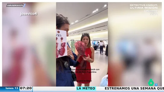 La reacción viral de dos españolas al descubrir los precios de la ropa de Zara en Argentina: "Estoy en shock" La reacción viral de dos españolas al descubrir los precios de la ropa de Zara en Argentina: "Estoy en shock"