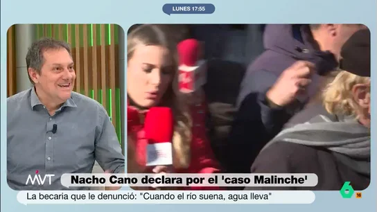 Leo Álvarez, tras ver a la becaria de Nacho Cano a las puertas del juzgado: "Hoy no ha cantado, ¡aleluya!" Leo Álvarez y Cristina Pardo comentan cómo ha sido la presencia de Leslie Ochoa a las puertas del juzgado, donde a pesar de no tener cita en el juicio durante la declaración de Nacho Cano, ha atendido a los medios de comunicación.