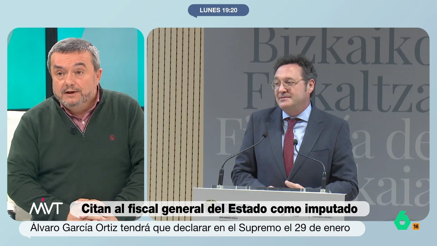 Chema Crespo, sobre el fiscal general del Estado: "Me resulta inquietante que, por preservar la verdad, esté en esta situación" "La respuesta para salvar el honor de la Fiscalía, porque le acusan de algo que no era cierto, se lleva por delante, de momento, al fiscal general del Estado", comenta Chema Crespo en este vídeo donde analiza la imputación de García Ortiz.