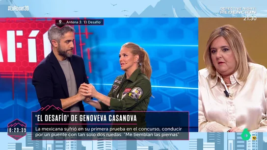 Pilar Vidal, tras la prueba de Genoveva Casanova en 'El Desafío': "Poner en jaque la corona de Dinamarca no es nada en comparación con lo que hizo" Pilar Vidal, tras la prueba de Genoveva Casanova en 'El Desafío': "Poner en jaque la corona de Dinamarca no es nada en comparación con lo que hizo"