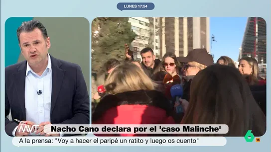 Iñaki López comenta la actitud de Nacho Cano al llegar al jugado Iñaki López comenta la actitud de Nacho Cano al llegar al jugado