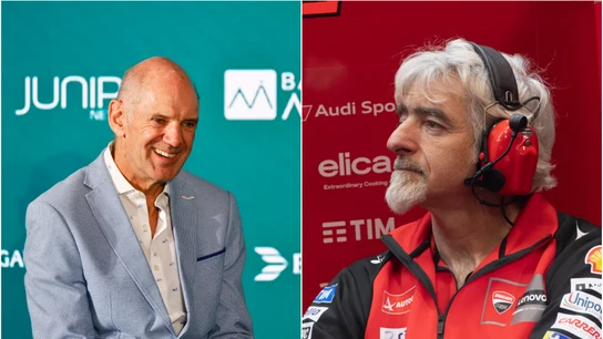 Adrian Newey y Gigi Dall'Igna Adrian Newey y Gigi Dall'Igna