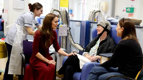 La princesa de Gales en su visita a 'The Royal Marsden' La princesa de Gales en su visita a 'The Royal Marsden'