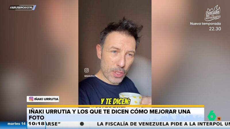 Iñaki Urrutia carga contra contra los que te dicen cómo sacar una foto: "Queda como una mierda pinchada en un palo"