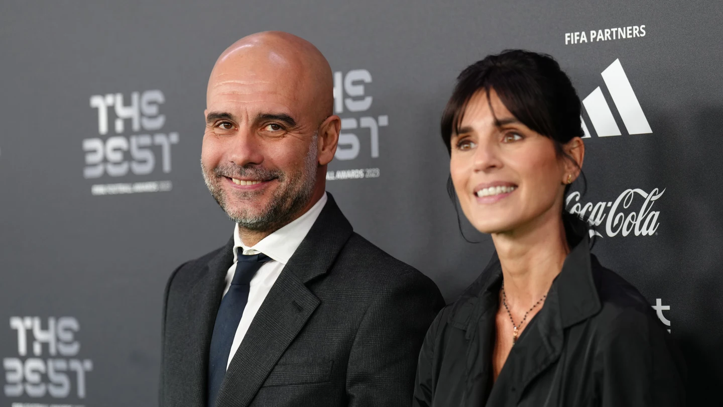 Pep Guardiola y Cristina Serra Pep Guardiola y Cristina Serra