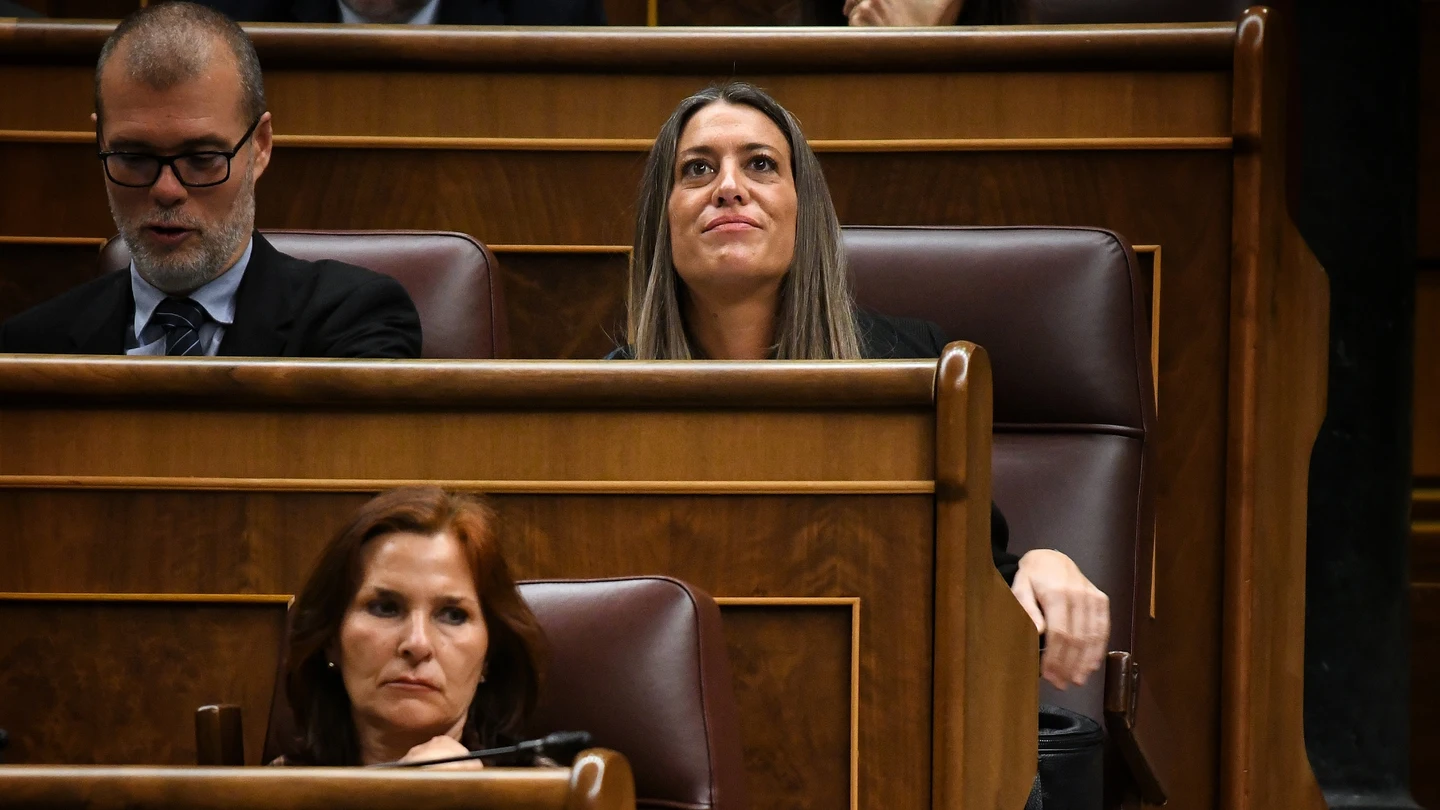 La portavoz de Junts en el Congreso, Miriam Nogueras, durante un pleno en el Congreso de los Diputados La portavoz de Junts en el Congreso, Miriam Nogueras, durante un pleno en el Congreso de los Diputados