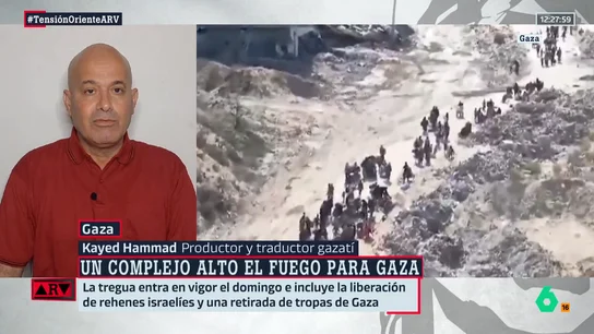 Gaza espera el alto el fuego entre la "esperanza" y el "agotamiento": "Va a haber otro tipo de guerra, no tenemos nada" Gaza espera el alto el fuego entre la "esperanza" y el "agotamiento": "Va a haber otro tipo de guerra, no tenemos nada"