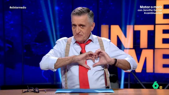 Wyoming celebra el febrero de doble enhorabuena de Ayuso y su novio Wyoming celebra el febrero de doble enhorabuena de Ayuso y su novio