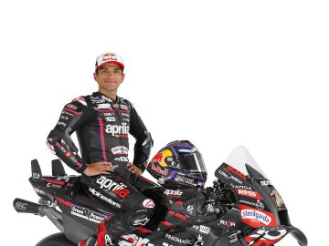 Jorge Mart&iacute;n con la Aprilia