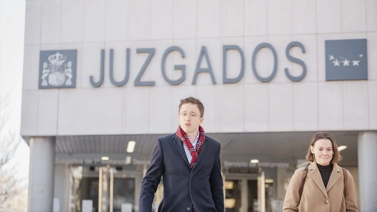Iñigo Errejón, tras salir de declarar del juzgado Iñigo Errejón, tras salir de declarar del juzgado
