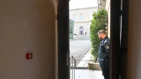 La salida del pasadizo del Corredor de Vasari hacia los Jardines de Boboli La salida del pasadizo del Corredor de Vasari hacia los Jardines de Boboli