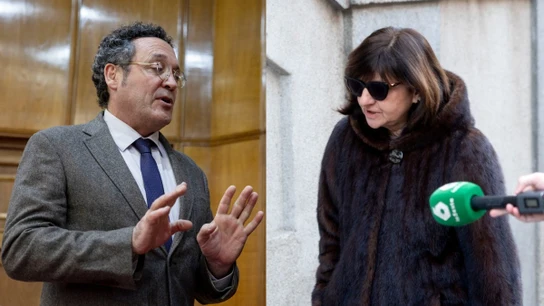 El fiscal general del Estado, Álvaro García Ortiz, y la fiscal superior de Madrid, Almudena Lastra El fiscal general del Estado, Álvaro García Ortiz, y la fiscal superior de Madrid, Almudena Lastra