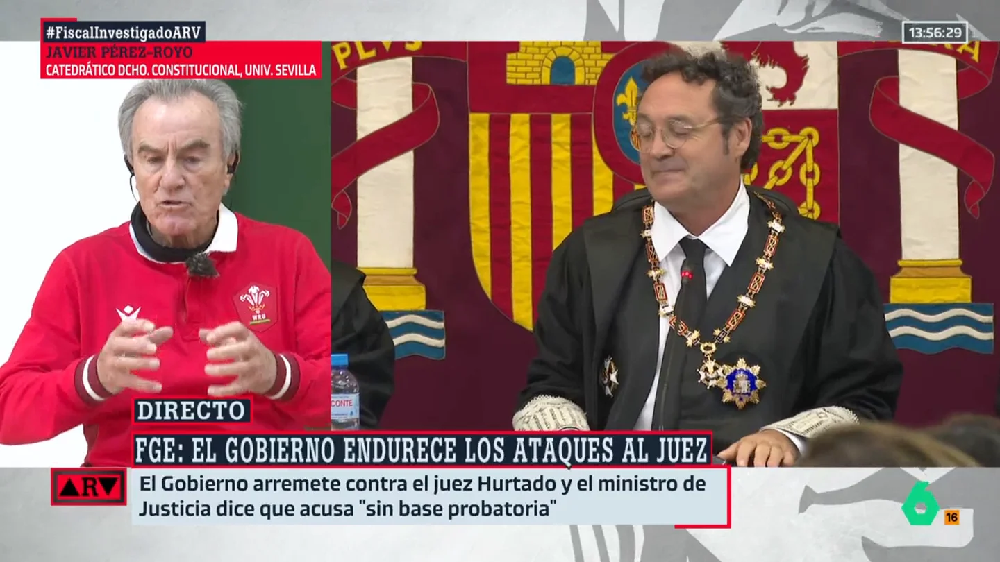 Pérez-Royo califica de "disparatado" el auto del Supremo sobre García Ortiz: "Carece de toda lógica" Pérez-Royo califica de "disparatado" el auto del Supremo sobre García Ortiz: "Carece de toda lógica"