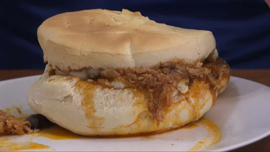 Montadito de pringá Montadito de pringá