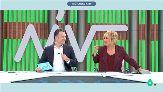 El 'dardo' de Cristina Pardo a Iñaki López por su divertido despiste: "No hay un minuto en el que pueda desconectar" El 'dardo' de Cristina Pardo a Iñaki López por su divertido despiste: "No hay un minuto en el que pueda desconectar"
