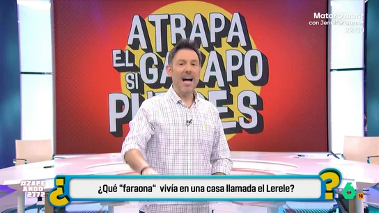 Iñaki Urrutia fracasa al intentar recordar los mejores gazapos de 'Atrápame si puedes' Después de recoger esta semana el premio Iris a mejor programa autonómico por 'Atrápame si puedes', Iñaki Urrutia intenta adivinar cuál fue la escandalosa respuestas de algunos de los gazapos más históricos del concurso.
