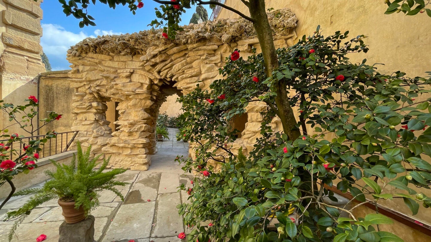 El Jard&iacute;n de las Camelias, un espacio "secreto" ubicado en los Jardines de Boboli, en el Palacio Pitti de Florencia