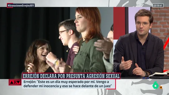 Alan Barroso analiza el caso de Errejón: "En lo judicial, seguramente, no salga adelante" Alan Barroso analiza el caso de Errejón: "En lo judicial, seguramente, no salga adelante"