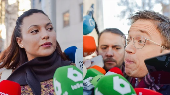 Elisa Mouliáa e Iñigo Errejón Elisa Mouliáa e Iñigo Errejón