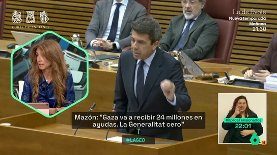 Esther Ruiz, sobre Carlos Mazón Esther Ruiz, sobre Carlos Mazón