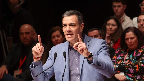 El secretario general del PSOE y presidente del Gobierno, Pedro Sánchez, en la clausura el XV Congreso del PSOE de Extremadura El secretario general del PSOE y presidente del Gobierno, Pedro Sánchez, en la clausura el XV Congreso del PSOE de Extremadura
