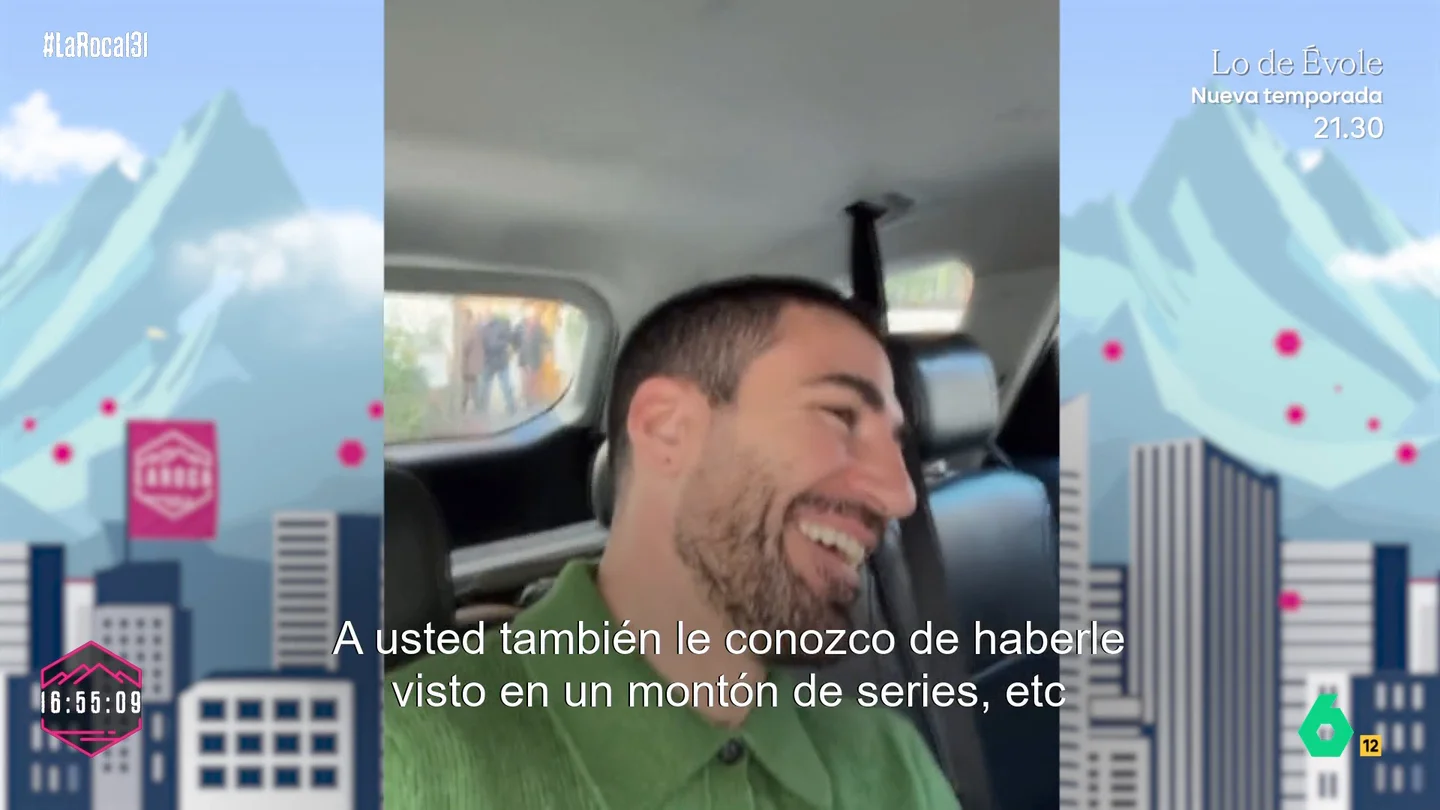 El divertido momento de Miguel Ángel Silvestre con un taxista que le confunde con Ilia Topuria El divertido momento de Miguel Ángel Silvestre con un taxista que le confunde con Ilia Topuria