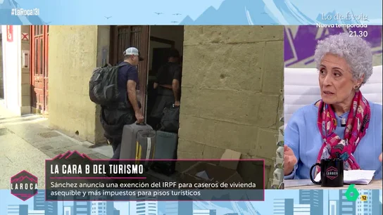 LaRoca Merche Sayalero, afectada por los pisos turísticos: "Yo flipo, ¿cómo no va a haber relación entre su aumento y la subida del alquiler?" LaRoca Merche Sayalero, afectada por los pisos turísticos: "Yo flipo, ¿cómo no va a haber relación entre su aumento y la subida del alquiler?"