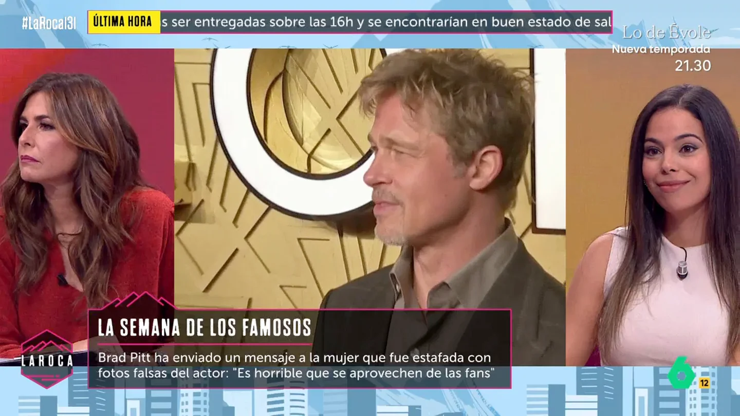 La advertencia de Nuria Roca para evitar estafas de falsos Brad Pitt: "Si te pide dinero, sospecha La advertencia de Nuria Roca para evitar estafas de falsos Brad Pitt: "Si te pide dinero, sospecha
