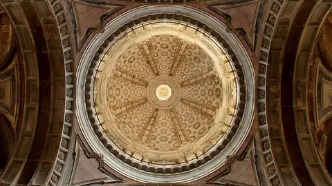 Detalle del techo del Palacio Nacional de Mafra Detalle del techo del Palacio Nacional de Mafra