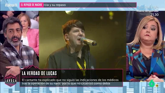 LA ROCA El claro mensaje de Pilar Vidal sobre la nariz de Lucas: "No toda la responsabilidad es de él" LA ROCA El claro mensaje de Pilar Vidal sobre la nariz de Lucas: "No toda la responsabilidad es de él"