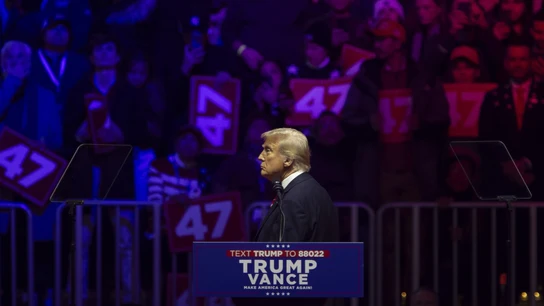 Donald Trump en su último acto antes de la toma de posesión en EEUU Donald Trump en su último acto antes de la toma de posesión en EEUU