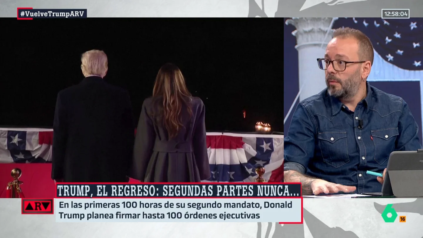Maestre analiza los invitados a la investidura de Trump: "Debería alertarnos sobre este imperialismo más agresivo" Maestre analiza los invitados a la investidura de Trump: "Debería alertarnos sobre este imperialismo más agresivo"
