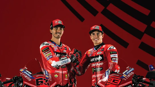 Bagnaia y Marc Márquez Bagnaia y Marc Márquez