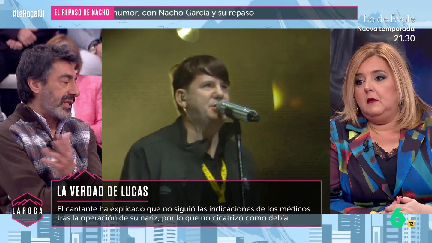 LA ROCA Juan del Val, tajante tras la confesión de Lucas sobre su nariz: "Yo denunciaría al cirujano" LA ROCA Juan del Val, tajante tras la confesión de Lucas sobre su nariz: "Yo denunciaría al cirujano"