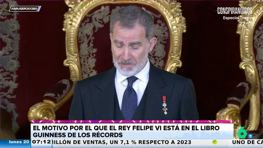 El motivo de altura por el que el rey Felipe VI está en el libro Guinness de los recórds El motivo de altura por el que el rey Felipe VI está en el libro Guinness de los recórds
