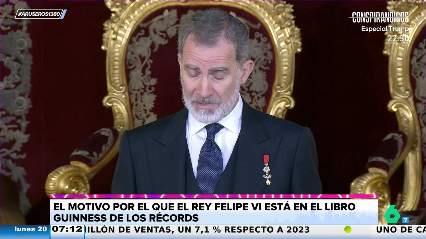 El motivo de altura por el que el rey Felipe VI está en el libro Guinness de los recórds El motivo de altura por el que el rey Felipe VI está en el libro Guinness de los recórds